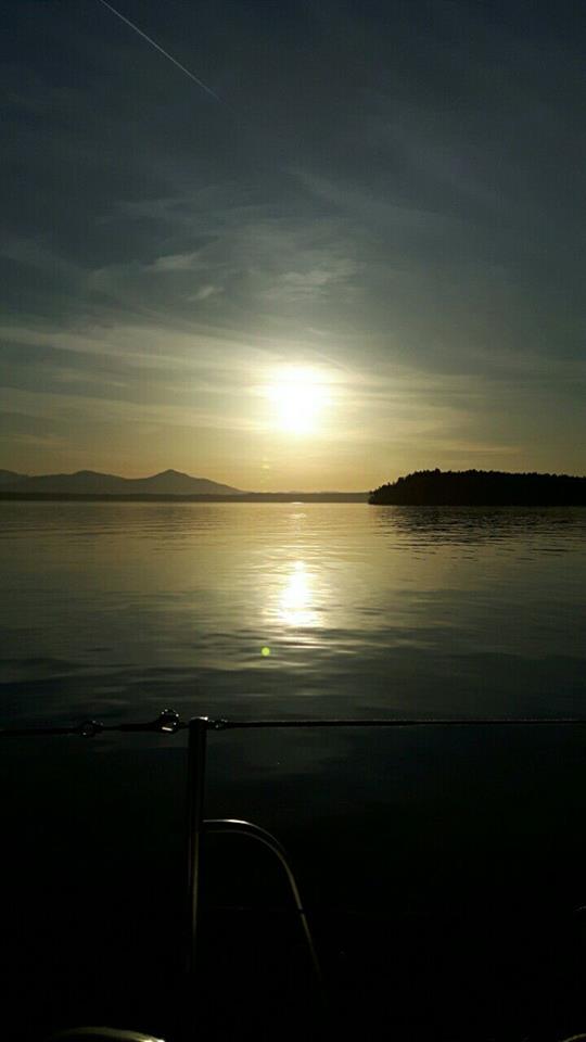 sunsetting at Herring Bay